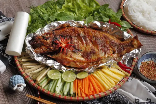 Grilled Fish at Tam Yen Nha Trang